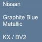 Preview: Nissan, Graphite Blue Metallic, KX / BV2.